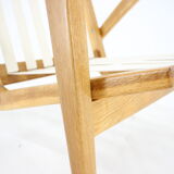 1970s Jan Vaněk Oak armchair, Czechoslovakia