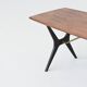 Sculptural coffee table by Karl Ekselius in rosewood, JOC Sweden, 1960.