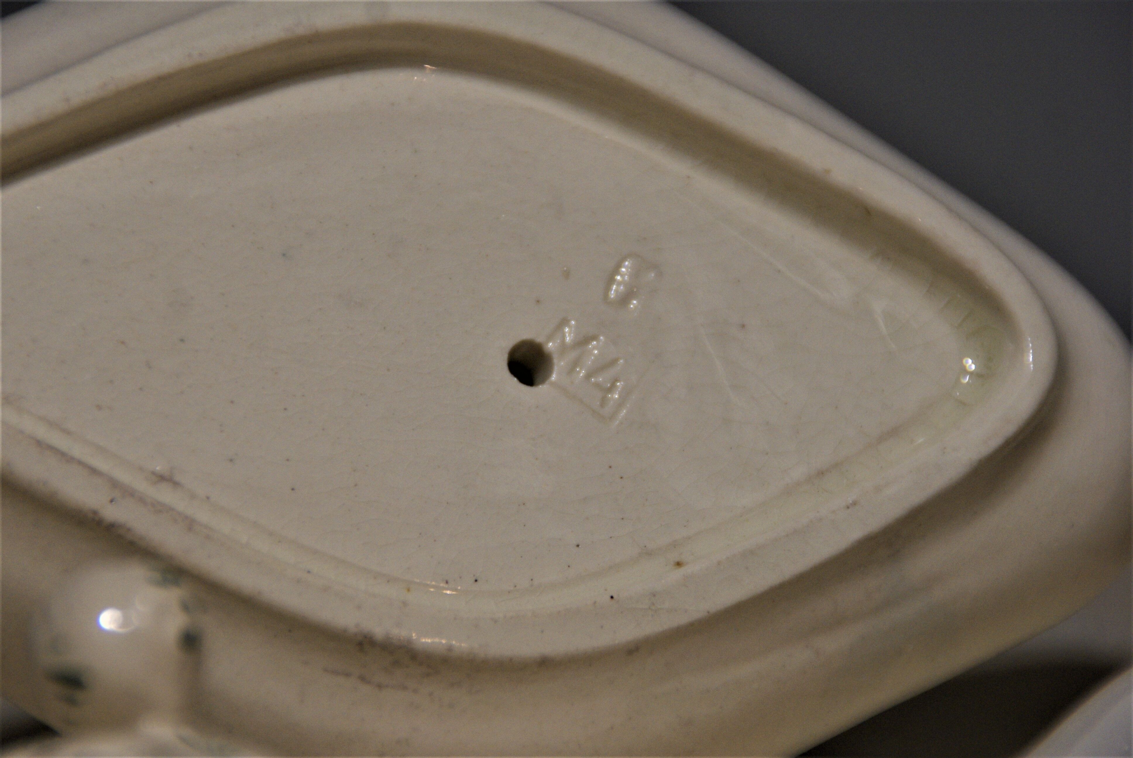 Two old mustard dishes