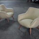 1/2 fauteuil organic année 50 original