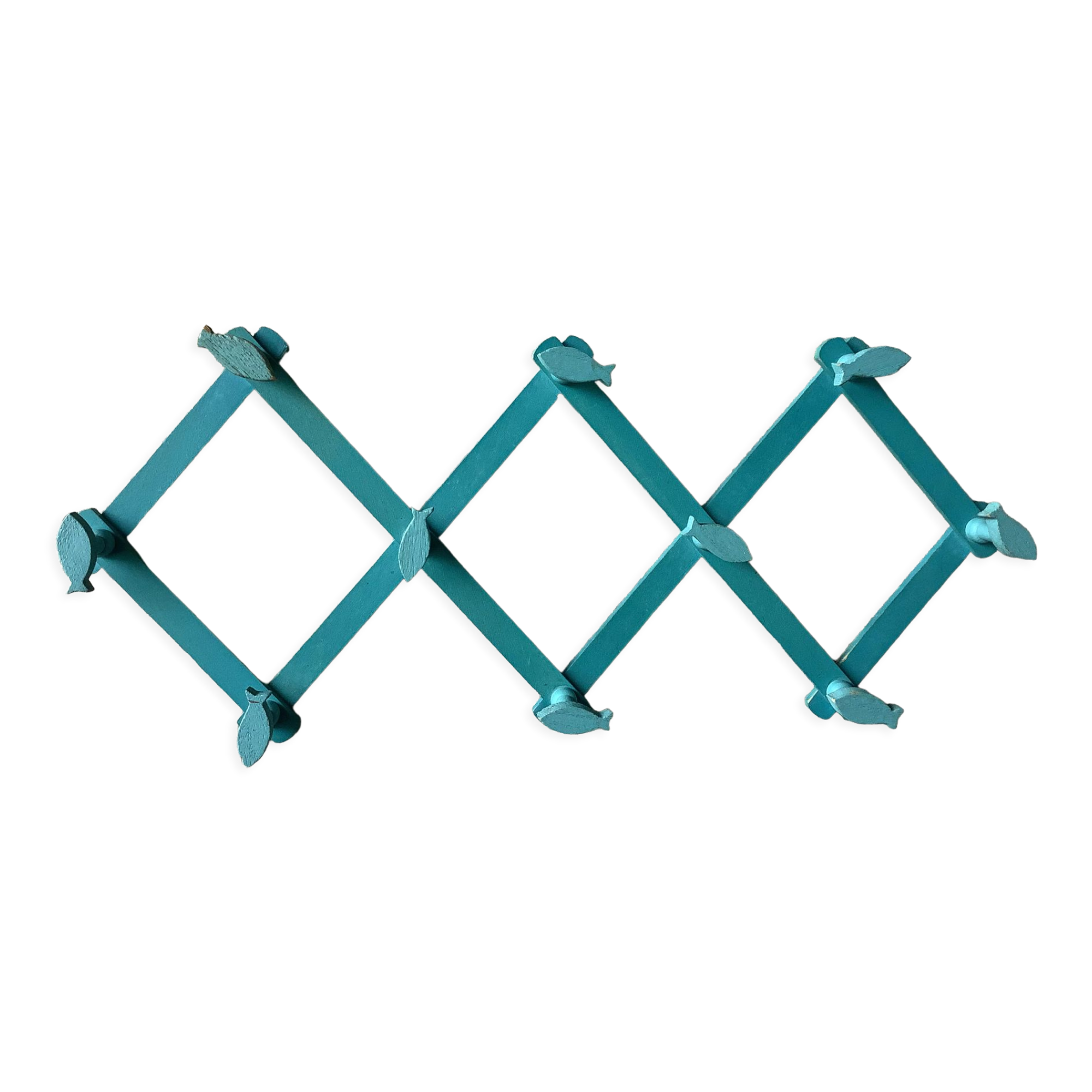 Accordion coat rack - marine decoration