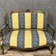 Louis XV style bench in gilded wood, 20th century