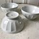 Trio of old bowls Limoges years 40-50