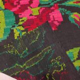 Handmade vintage  wool rug from Ardeal Romania 80 x 200 cm made in 1960