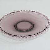 1960s Glass Serving Tray, Czechoslovakia