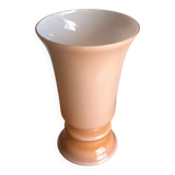 Nude milk glass table lamp | Sweden | 1960s