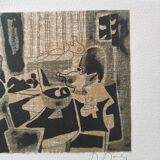 Lithographie par Marcel Mouly