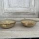 Pair of Scandinavian brass candlesticks