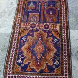 Ancien tapis afganistan  fait main