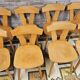 Set of 8 bistro chairs from the 1960s
