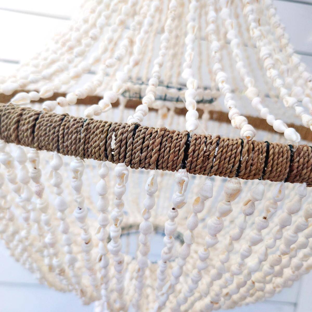 Chandelier - Shell pendant "Rosy"