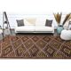 1970s Vintage Turkish Hand-Knotted Wool Cotton Brown Area Rug 176x309