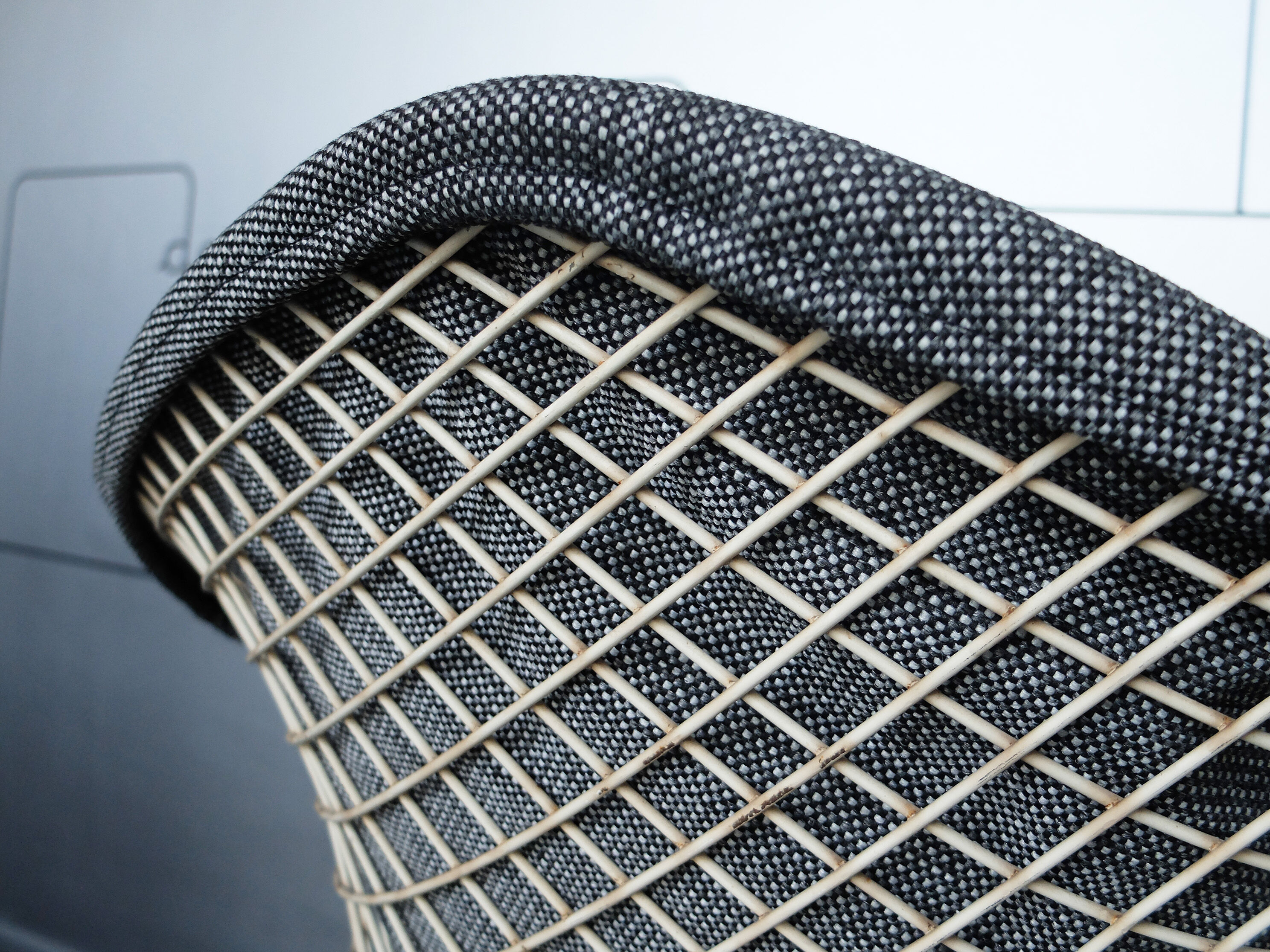 Fauteuil Diamond chair 421 par Harry Bertoia pour Knoll