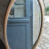 Miroir ancien doré style Art déco 120cm x 65cm