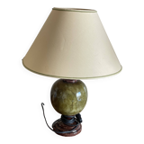 Green marble lamp