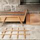 Child bed, compass feet, 50s