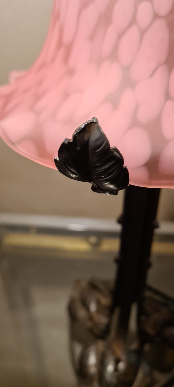 Lampe fer forgé 1920 a40