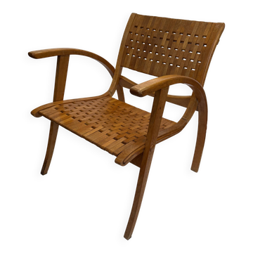 Fauteuil cantilever vintage "Gelenka" modèle 117, Allemagne vers les années 1950.