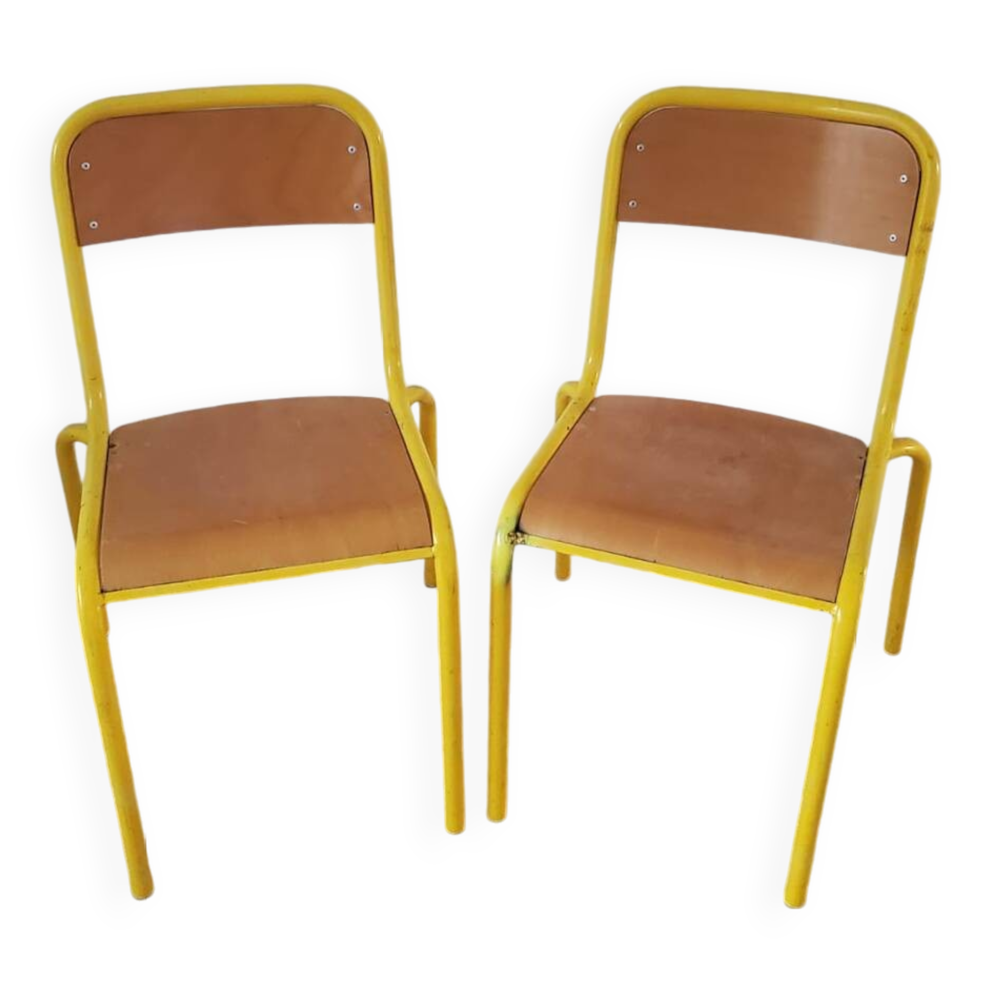 Set of 2 school chairs