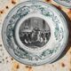 3 assiettes Creil-Montereau thème religieux