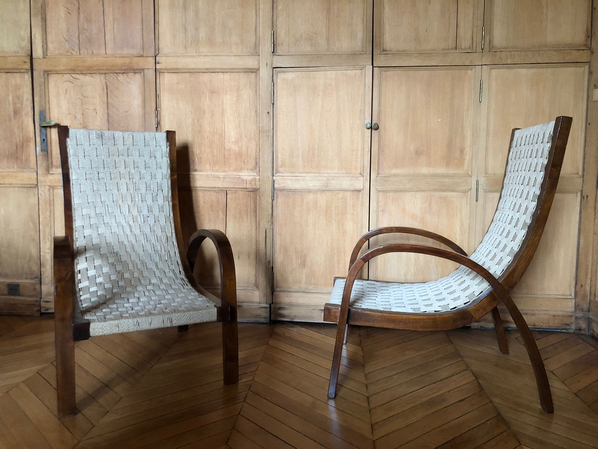 Paire de fauteuils, Italie, années 40