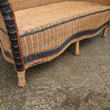Wicker sofa