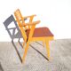 Chair bridge compass vintage 1960 red