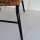 Fauteuil enfant vintage années 60/70 rotin et osier