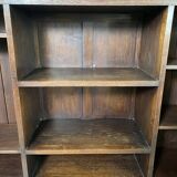 Large vintage wooden bookcase