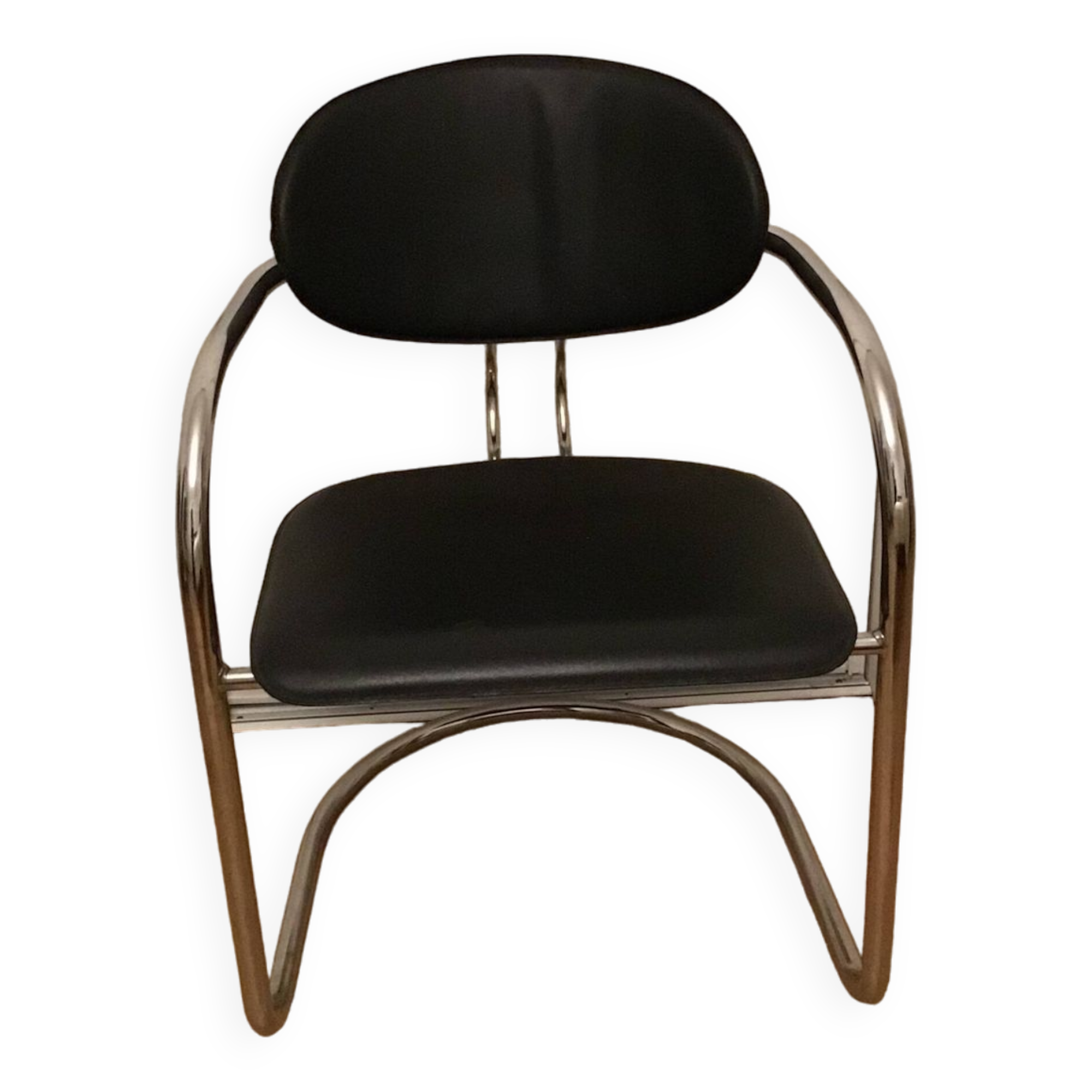 Chrome metal chair