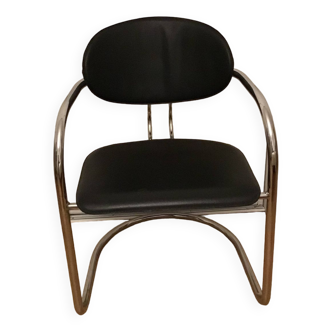 Chrome metal chair