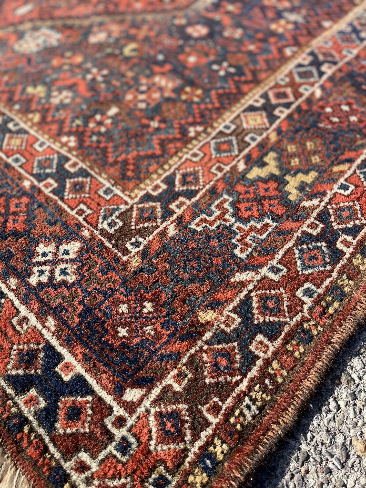 Oriental carpet SHIRAZ Iran Persian 163x209cm