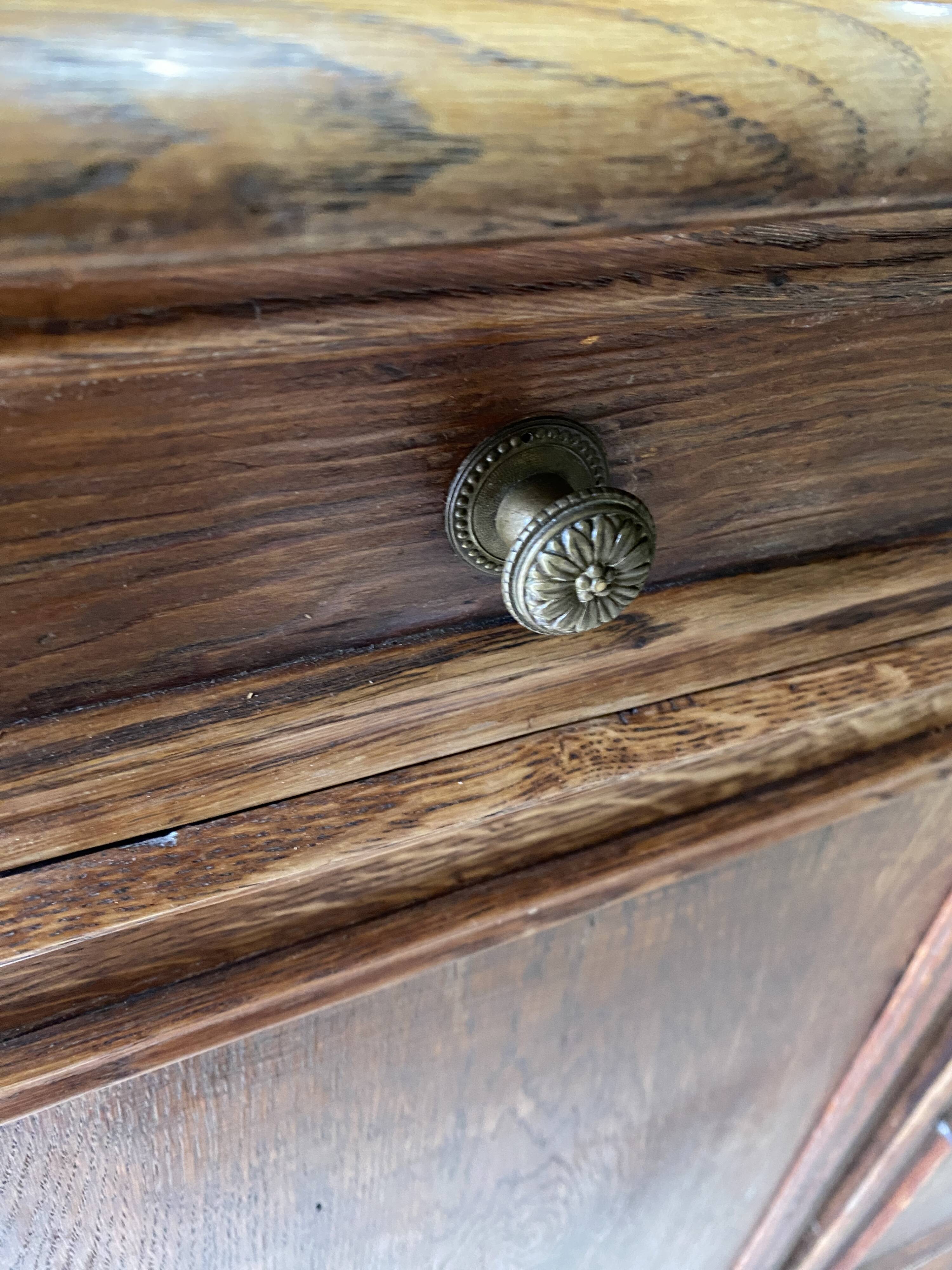Art Deco wardrobe with mirror