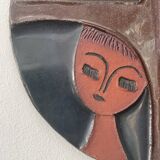 Ceramic wall decoration, 1950s-60s.