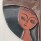 Ceramic wall decoration, 1950s-60s.