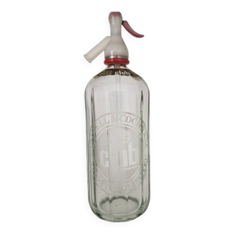 Old glass siphon bottle