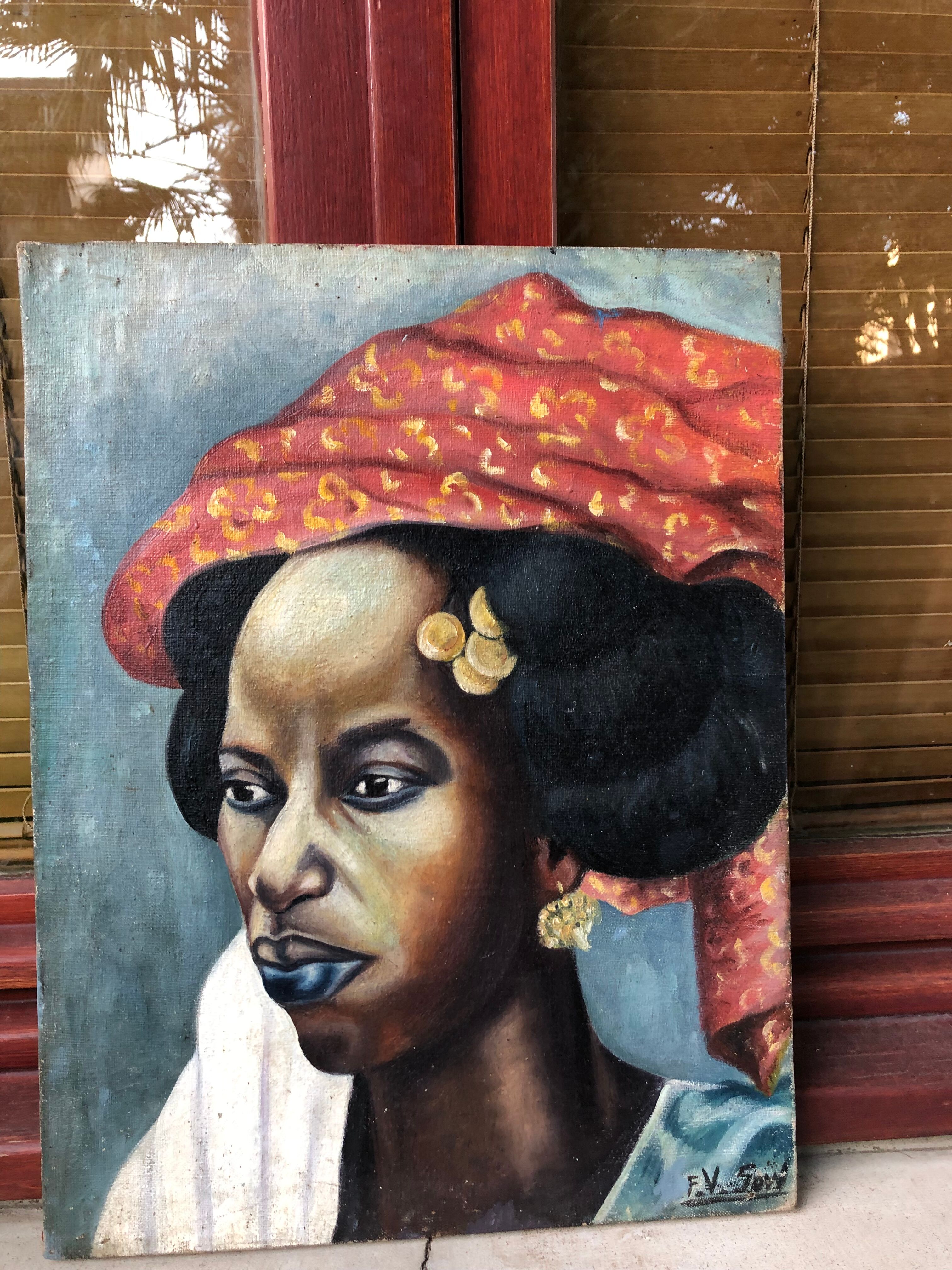 Portrait of an African woman