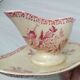 Saucière in iron earth of Gien model Pink hawthorn