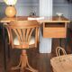 Fauteuil de bureau Americain pivotant en bois Thonet