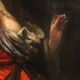 Ancient Italian painting from the 17th century, allegory of magnificence