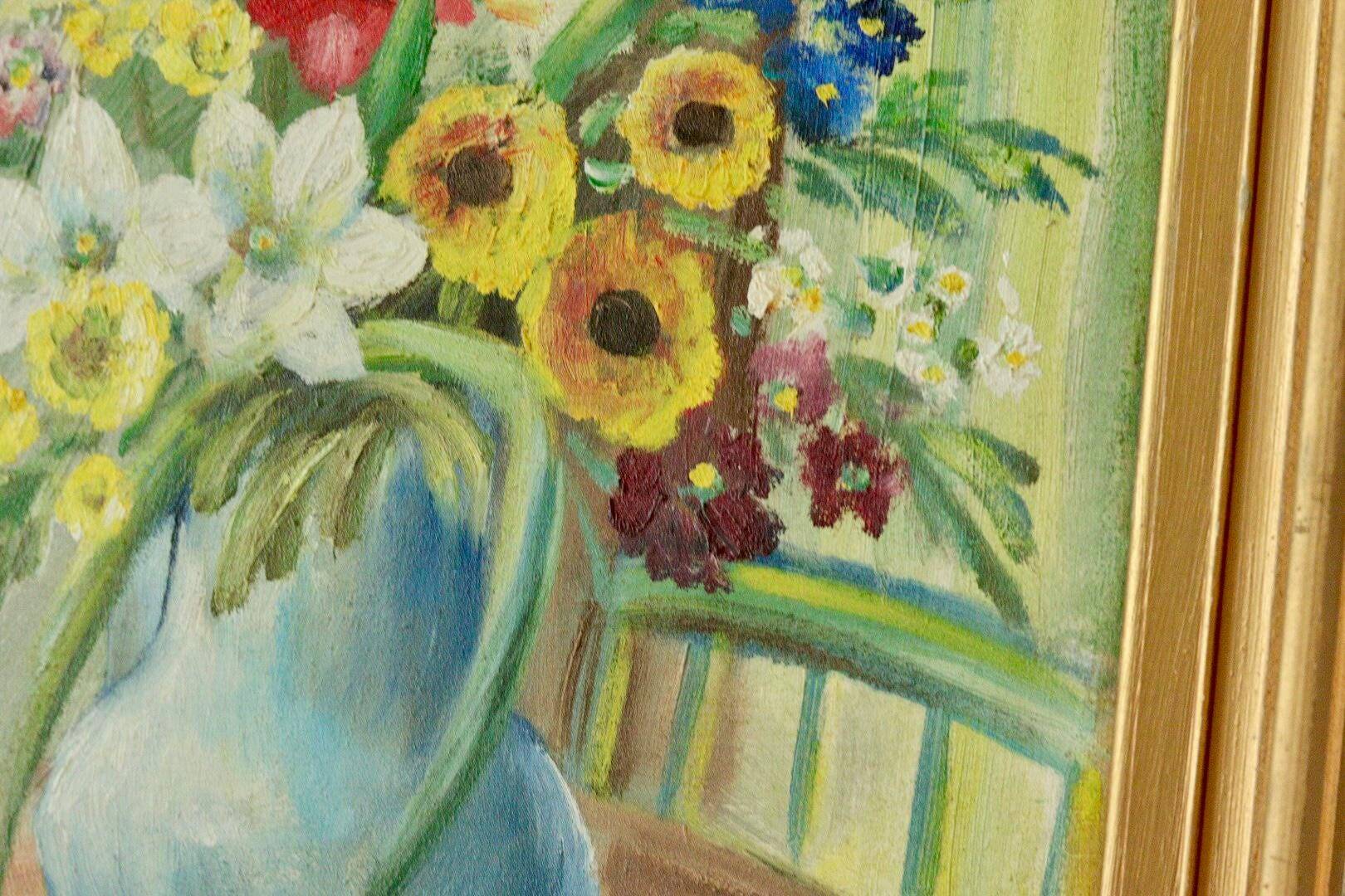 Still Life with Flowers by Hilding N