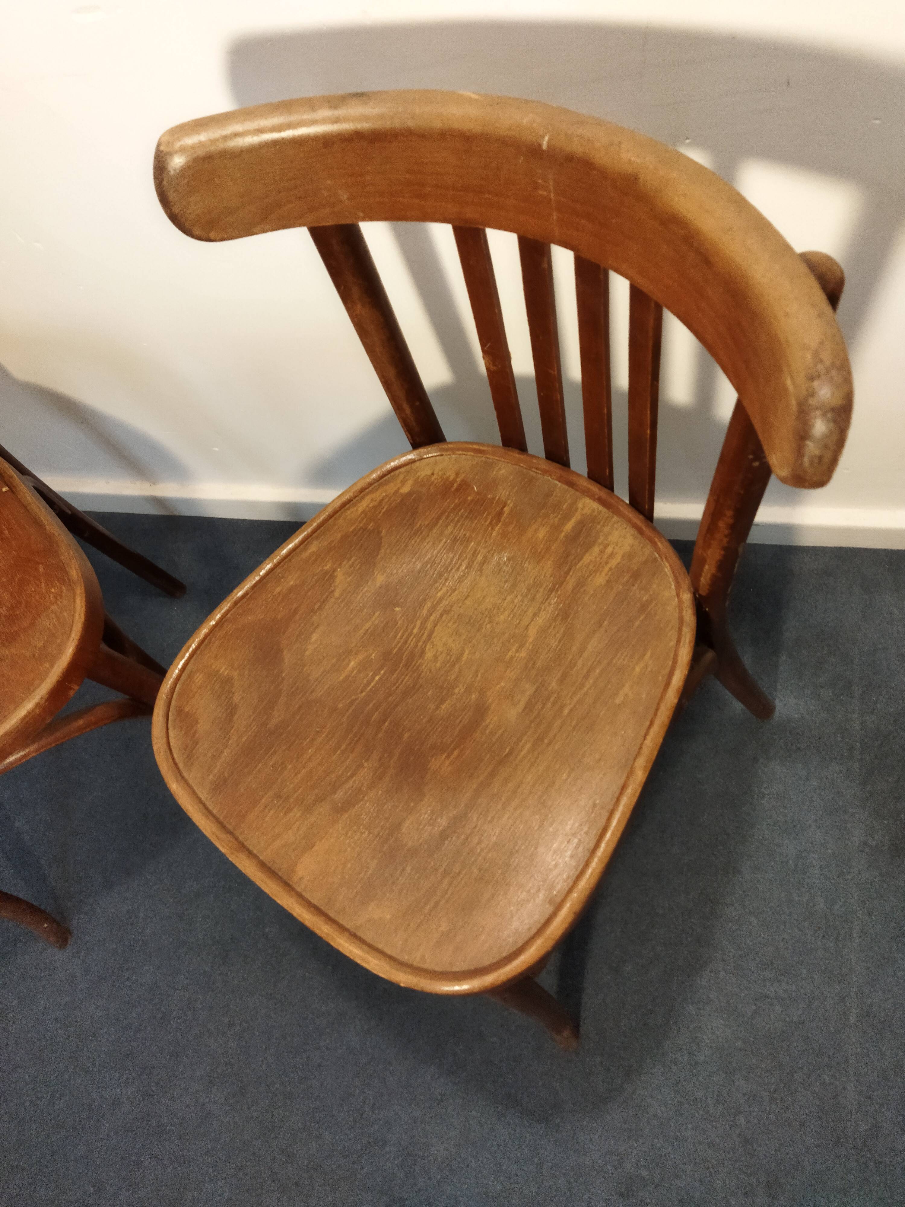 Pair of bistro chairs