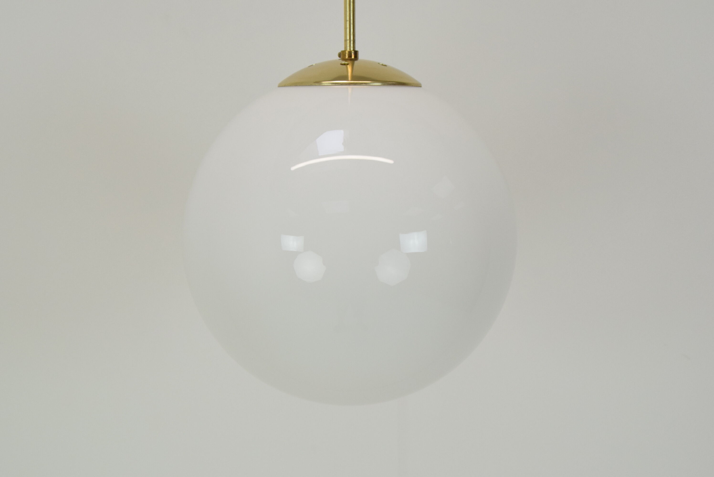 Mid-century Glass Pendant/Kamenicky Senov,1960