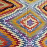 Turkish kilim rug,273x166 cm.MYK-1627