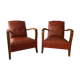 Pair of club armchairs 40s