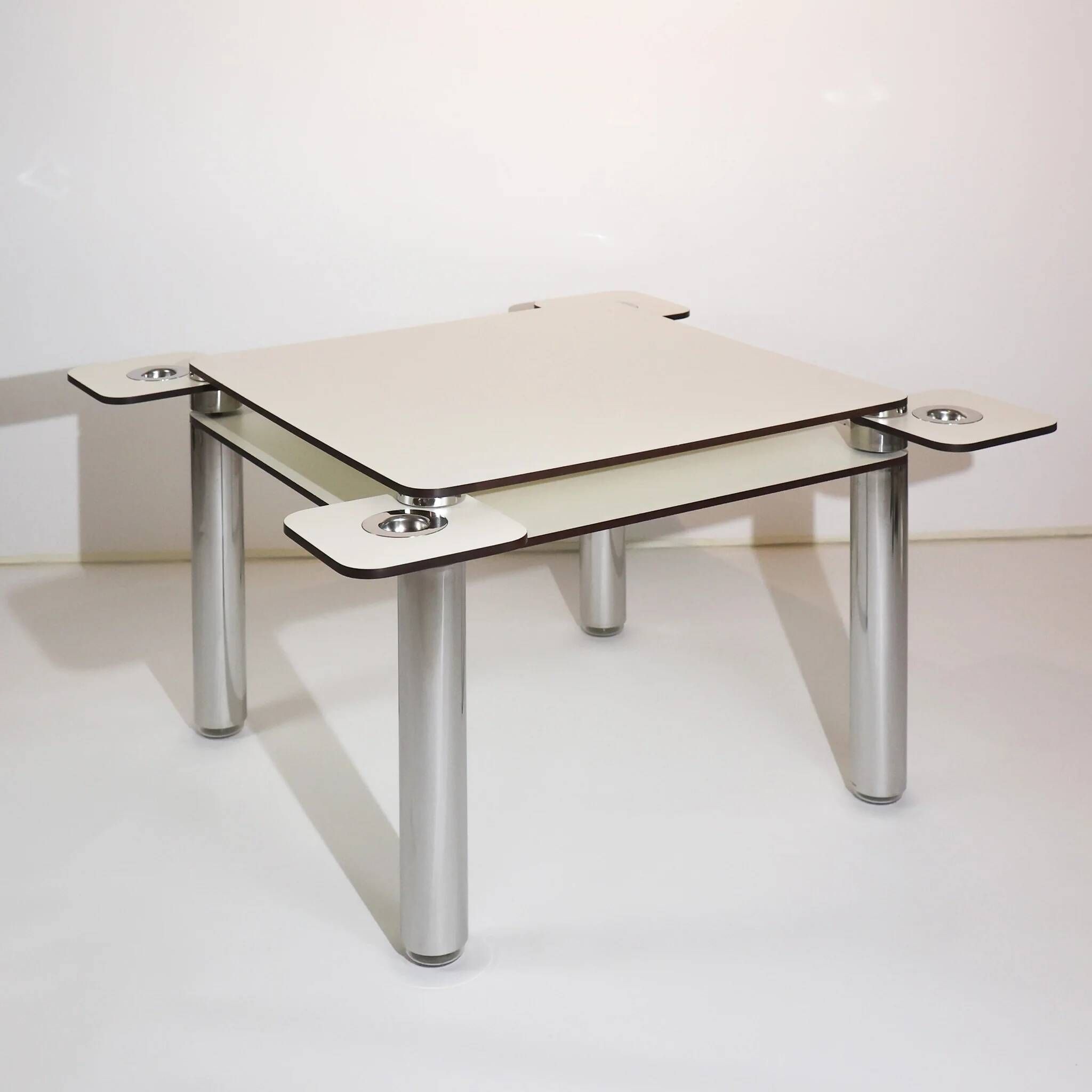 Vintage poker table by Joe Colombo for Zanotta, Italy, 1970s.