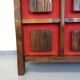 Bright brutalist bar furniture aranjou vintage from the 50s 60s in solid elm