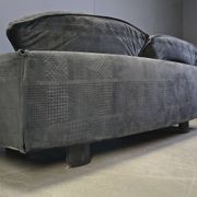 Velvet sofa by Saporiti Italia, 1980s