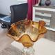Artisan crystal vase