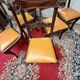 Set of six mahogany chairs